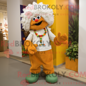 Bloemkool mascotte kostuum...
