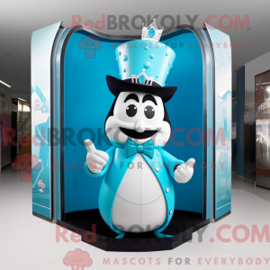 Cyan King Maskottchen...