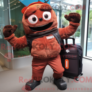 Rust Acrobat maskot kostyme...