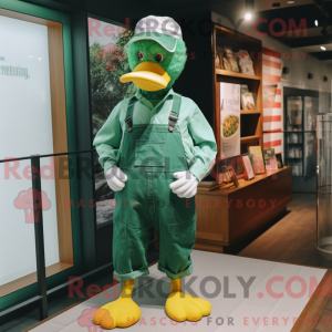 Máscara de Pato Verde com...