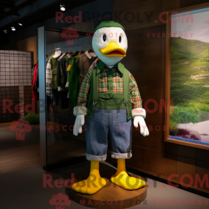 Máscara de Pato Verde com...
