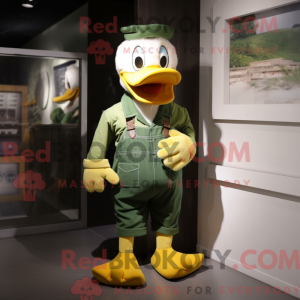 Máscara de Pato Verde com...