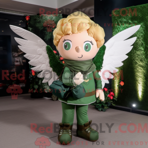 Forest Green Cupid mascot...