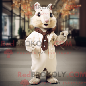 Cream Squirrel maskot...