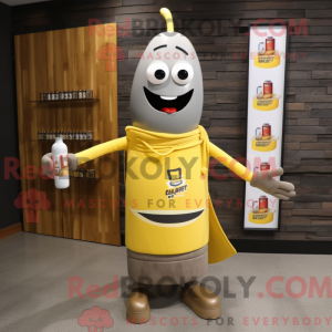Gray Bottle Of Mustard...