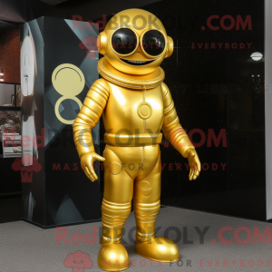 Gull Astronaut Maskot Drakt...