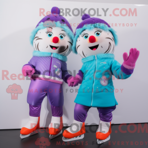 Postava maskota Pair Of Ice...