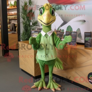 Oliven Maskot Pterodaktyla...