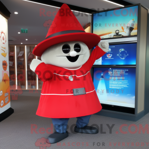 Red Ray maskot kostume...