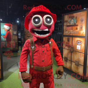 Disfraz de mascota de Red...