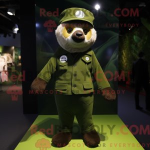 Forest Green Sloth mascot...