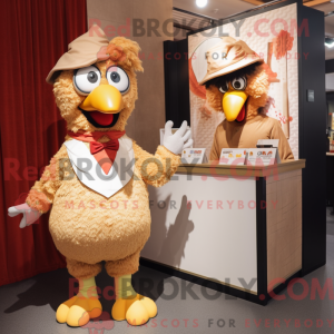 Postava maskota Tan Chicken...