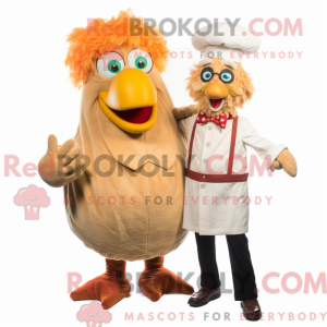 Tan Chicken Parmesan mascot...