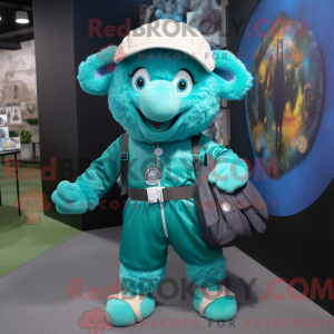 Postava maskota Teal Ram...
