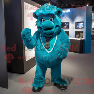 Disfraz de mascota Cyan...