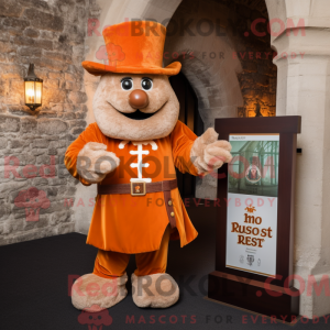 Rust Irish Castle mascot...