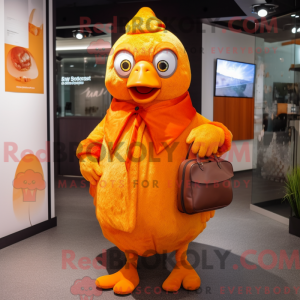 Postava maskota Orange...