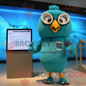 Turkis Falcon maskot...