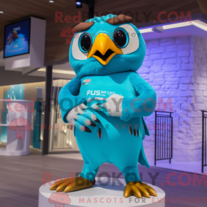 Turkis Falcon maskot...