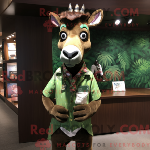 Disfraz de mascota Okapi...