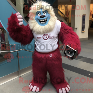 Costume de mascotte de Yeti...