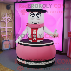 Costume mascotte de Pink...