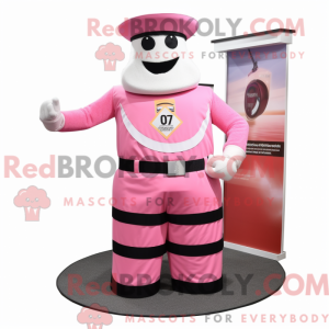 Costume mascotte de Pink...