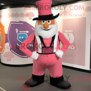Costume mascotte de Pink...