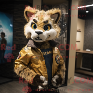 Figura de máscara Gold...