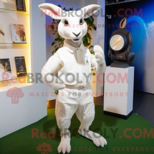 White Kangaroo mascot...