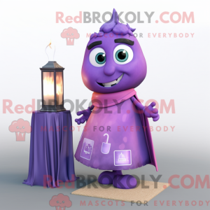 Purple Scented Candle...