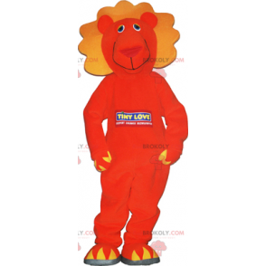 Orange lejonmaskot - Redbrokoly.com