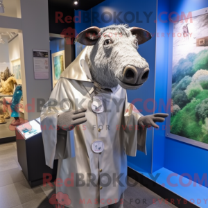 Sølv Buffalo maskot drakt...