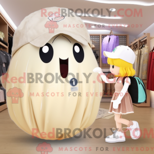 Cream Jellyfish maskot...