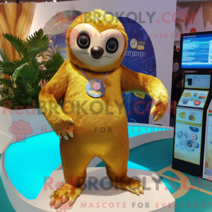 Disfraz de mascota Gold...