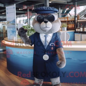 Costume mascotte de loutre...