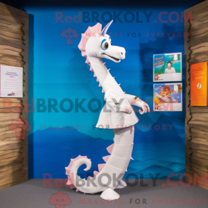 White Seahorse mascot...