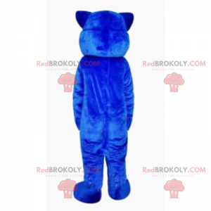 Blue wolf mascot - Redbrokoly.com