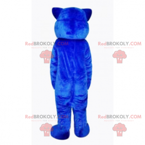 Mascota lobo azul - Redbrokoly.com