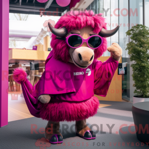 Costume mascotte de Bison...