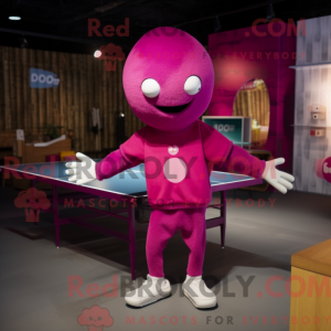 Magenta Ping Pong Table...