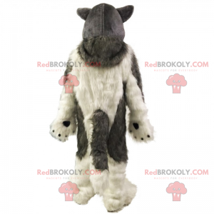 Mascota lobo gris - Redbrokoly.com