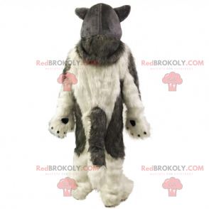 Mascote lobo cinzento - Redbrokoly.com