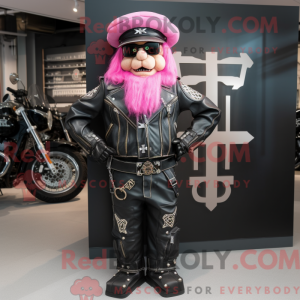Pink Celtic Cross mascot...