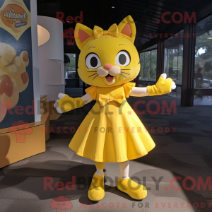 Personaggio mascotte gatto...