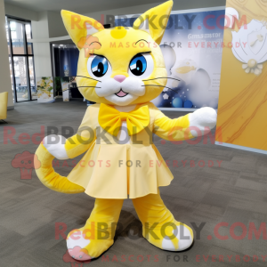 Costume de mascotte de chat...