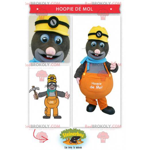 Caposquadra mascotte talpa grigia - Redbrokoly.com