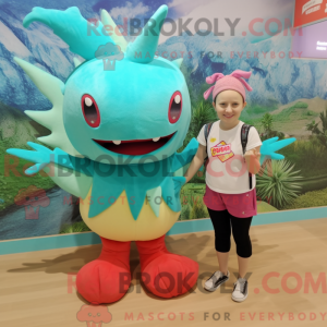 Costume mascotte d Axolotls...