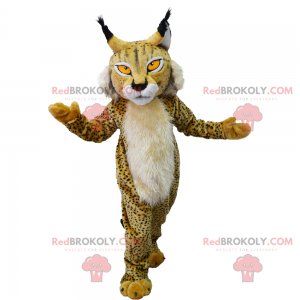 Mascotte de lynx avec taches - Redbrokoly.com