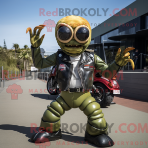 Olive Lobster maskot...
